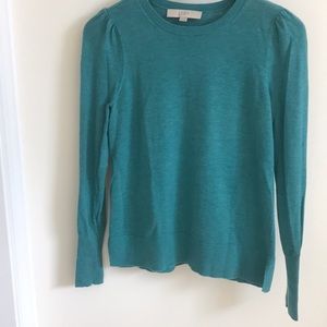 Loft Turquoise Sweater XS